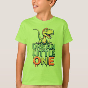 T-shirt Joli Dinosaure Vert