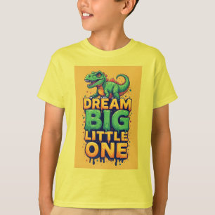 T-shirt Joli Dinosaure Vert