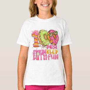 T-shirt Joli donut 100 jours saupoudré de plaisir école