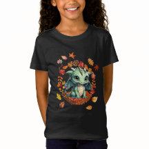 Joli dragon vert « Automne génial de l'autisme » D