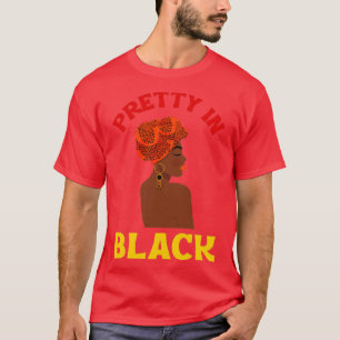 T-shirt Joli En Noir Africain Américain Patrimoine Femme P