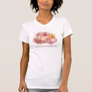 T-shirt Joli en rose d'automne : Whimsy & Spice