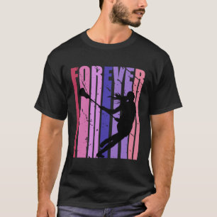 T-shirt Joli Enfants Forever Lacrosse Joueur Anniversaire