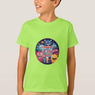 T-shirt Joli et Éffrayant Halloween adorable Boo amical po