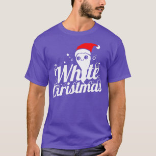 T-shirt Joli Fantôme Avec Le Chapeau Du Père Noël Apporte 