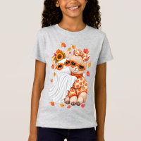 Joli fantôme d'alpaca Halloween automne