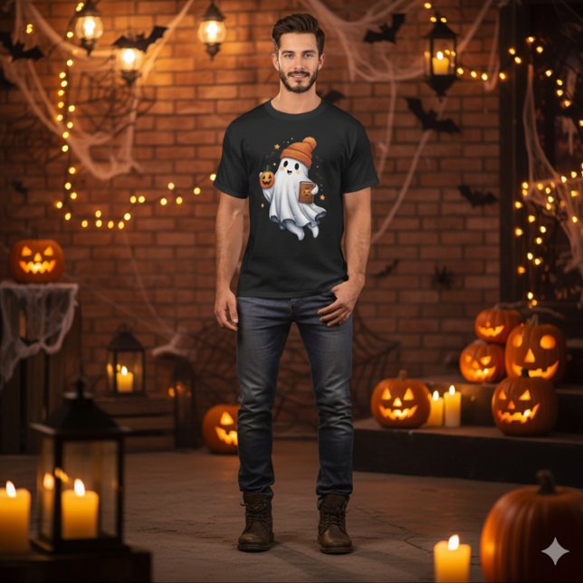 T-shirt Joli Fantôme d'Halloween (Créateur téléchargé)