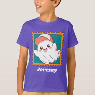 T-shirt Joli fantôme d'Halloween Casquette de baseball Enf