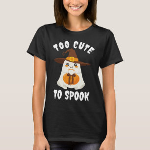 T-shirt Joli fantôme trop mignon pour parler Caricature Ha