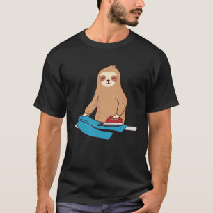 T-shirt Joli fentes de repassage rongeur Lazy Tired truplo