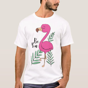 T-shirt Joli flamant