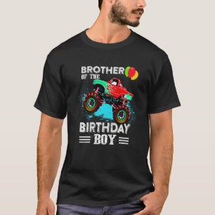 T-shirt Joli Frère D'Un Camion Monster Anniversaire Soirée