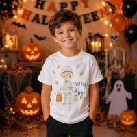 Joli garçon à sa maman Halloween Trick or Treat
