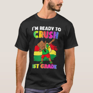 T-shirt Joli Garçon Noir Dabbing Je suis prêt à écraser 1è