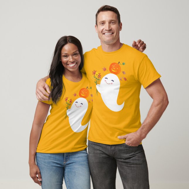 T-shirt Joli Halloween Petit Fantôme Boo (Unisexe)