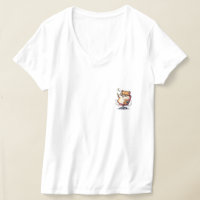 Joli hamster de dessin animé tournant dans une cha