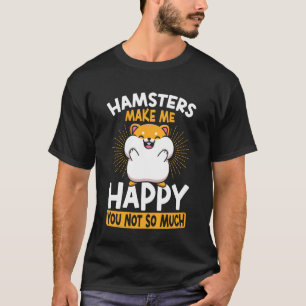 T-shirt Joli Hamster Devoirs de l'école des hamsters me re
