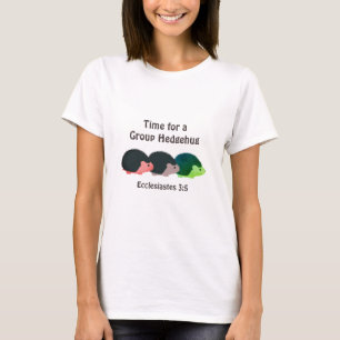 T-shirt Joli hérisson   GROUP HEDGEHUG Texte personnalisab