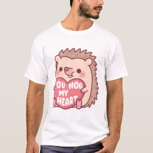T-shirt Joli Hérisson Qui Accroche Le Coeur Vous Accroche