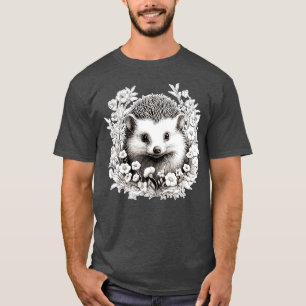 T-shirt Joli hérisson vintage 1