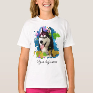 T-shirt Joli Husky.