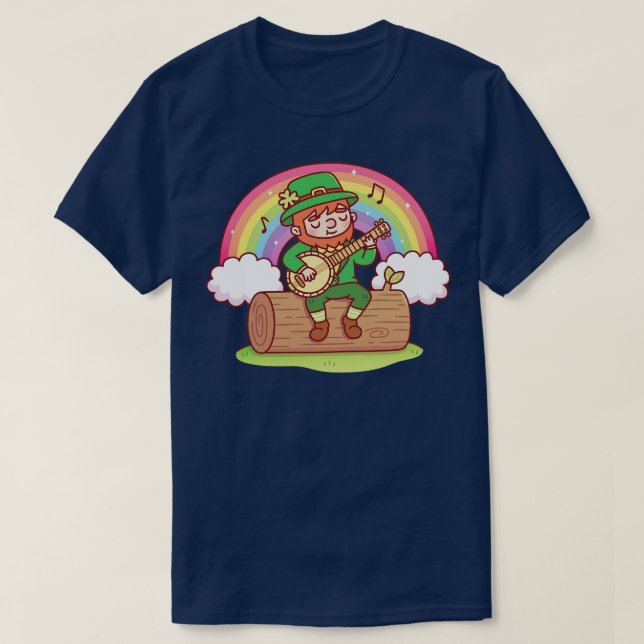 T-shirt Joli Jouer Au Banjo (Design devant)