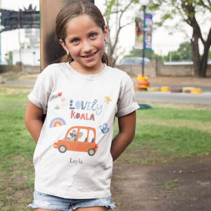 T-Shirt Joli Koala Prénom de Petite Fille Animal Mignon