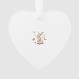 T-shirt joli lapin de Pâques papillon