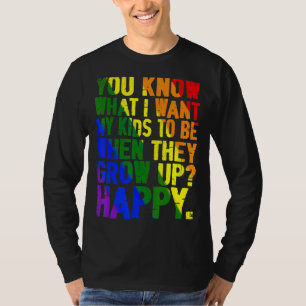 T-shirt Joli Lgbt Parents Enfants Vous Savez Ce Que Je Veu