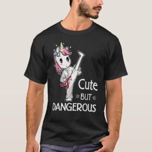 T-shirt Joli mais dangereux Jiu Jitsu Red Belt Un