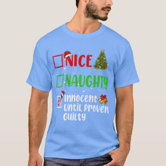 T-shirt Joli Mauvais Innocent Jusqu'à Preuve de la Culpabi