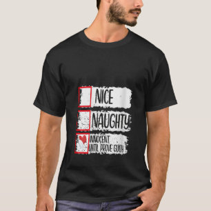 T-shirt Joli Méchant Innocent jusqu'à preuve du contraire 