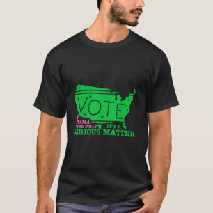 T-shirt Joli mignon aka vote tee