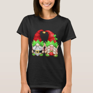 T-shirt Joli Noël Elfe Famille Gnomes de Noël