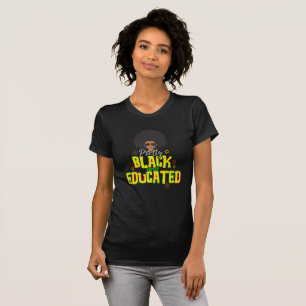 T-shirt Joli Noir et instruit
