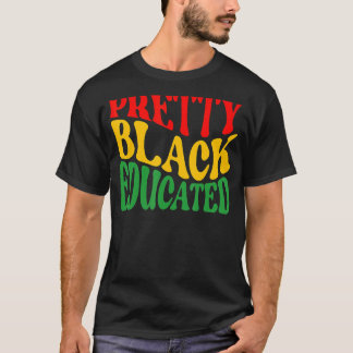 T-shirt Joli Noir instruit Noir Mois d'Histoire Noir Wo No