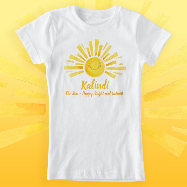 T-Shirt Joli nom lumineux signifiant Kalindi Le Soleil (Créateur téléchargé)
