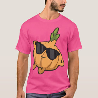 T-shirt Joli Oignon Fruit Relaxant Oignon Paresseux