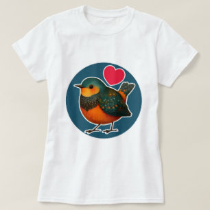 T-shirt Joli Oiseau