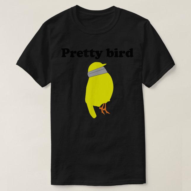 T-shirt Joli oiseau mignon idiot drôle (Design devant)