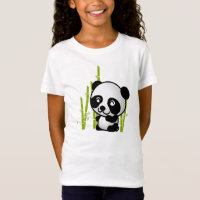 Joli ours de panda noir et blanc dans une bosquet 
