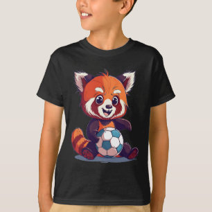 T-shirt Joli Panda roux de football