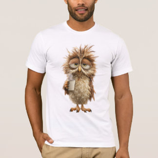 T-shirt Joli personnage de dessin animé endormi | Mignon D
