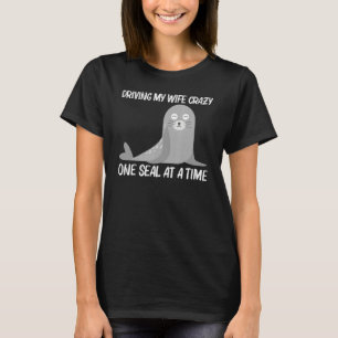 T-shirt Joli Phoque Pour Hommes Papa Garçons Sea Lion Zoo