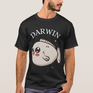 T-shirt joli poisson de Darwin