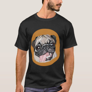 T-shirt Joli pug