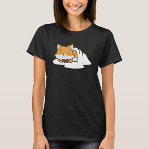 T-shirt Joli Renard Couché Bon À Naps Fox