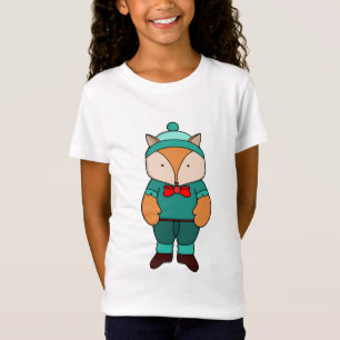 T-Shirt Joli renard vert