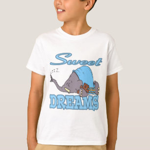 T-shirt joli rêve doux dormir éléphant