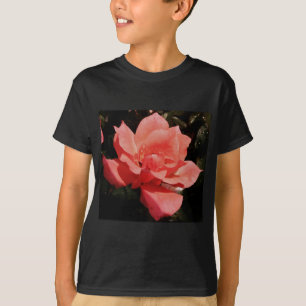 T-shirt Joli rose rose Peach floral